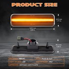 LED Front Side Marker Lights Compatible with Dodge Ram Truck 1972-1993 D100 D...