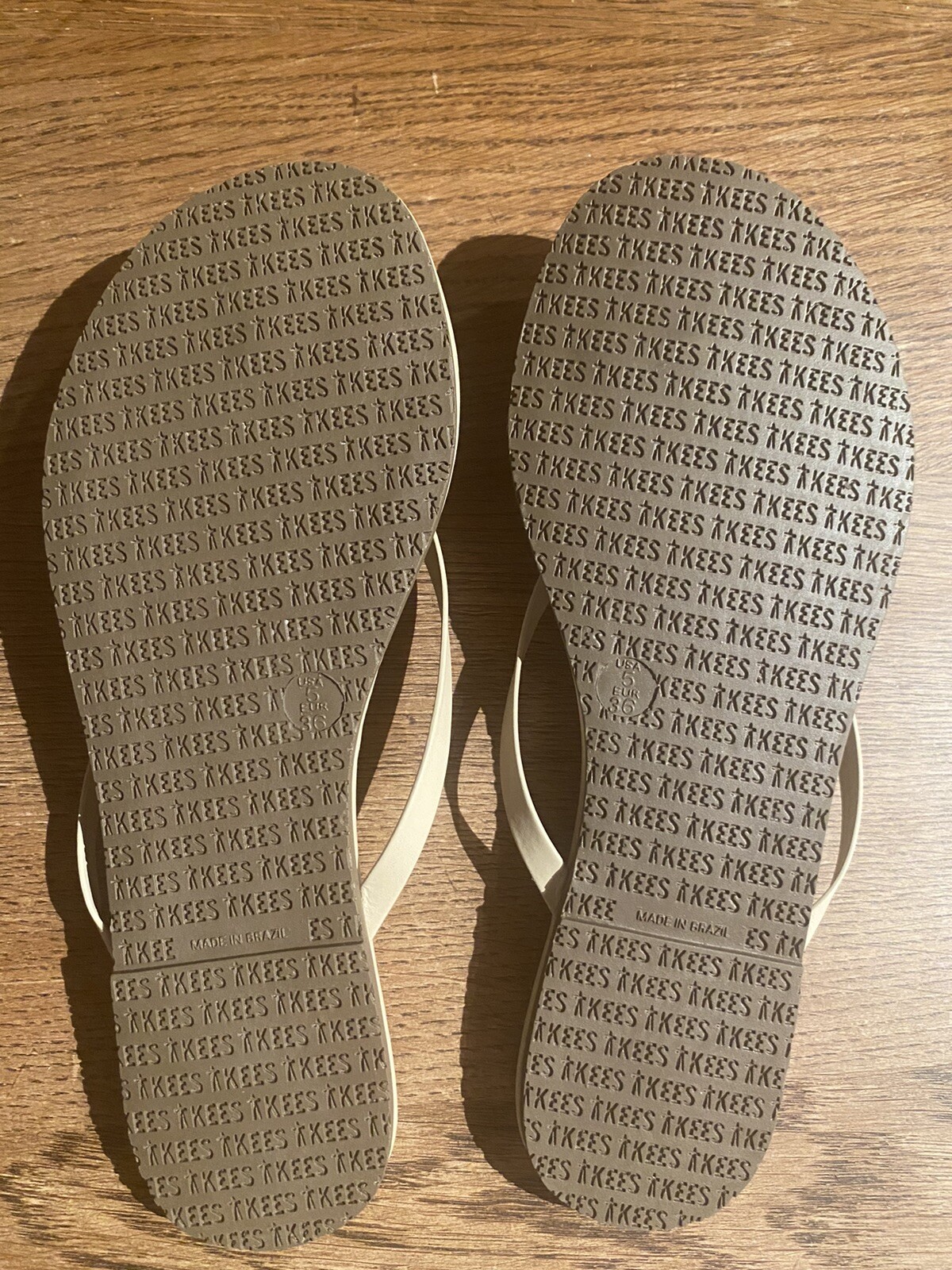 Brand New Tkees Flip Flops In No 37, Black or Seashell eBay