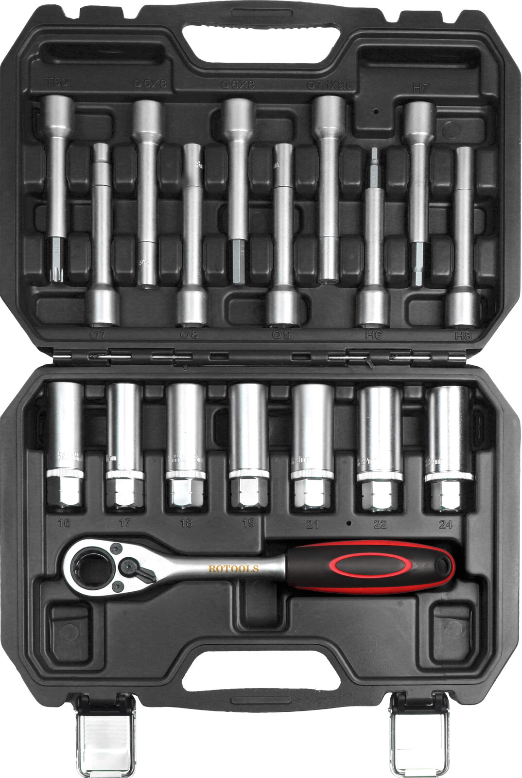 Shock Absorber Strut Strut Bearing Tool Socket Set for BMW VW MB Black