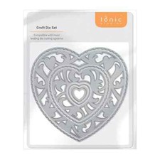 4703 e - TONIC STUDIOS METAL CUTTING DIE - ROMANTIC LEAF DIE SET
