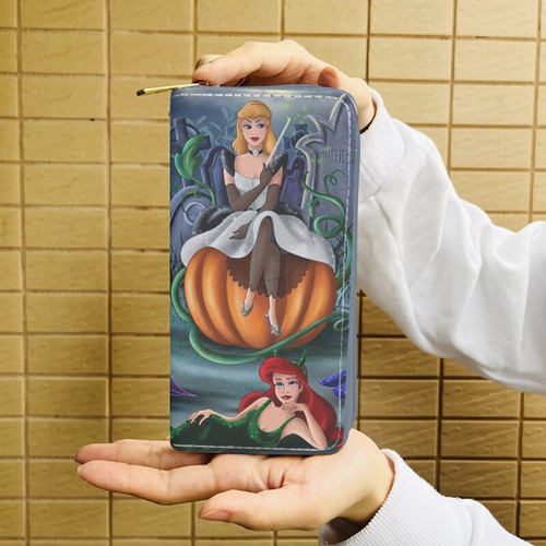 Disney Halloween Series Wallet Cartoon Print Large Capacity PU Zipper Clutch Bag - Bild 6 von 51