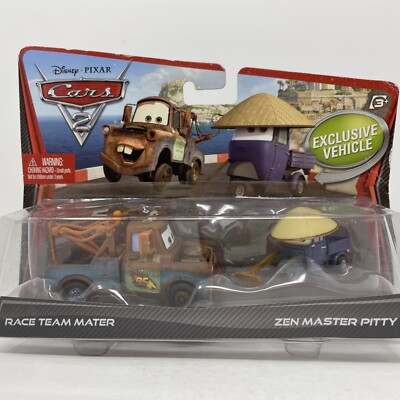 ミニカー Team Mater & Zen Master Pitty Amazon.com: Disney / Pixar CARS 2 Movie 155 Die Cast Car