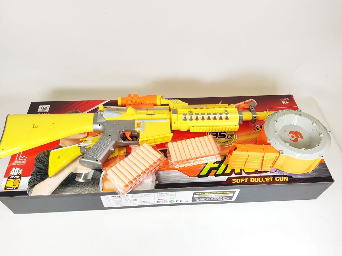 NERF BULLET Soft Dart Gun REAL LASER Warzone Fortnite Battle Army Toy Kids  UK