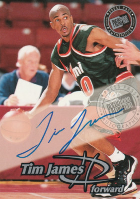 1999 Press Pass Authentics Autographs #16 Tim James - NM-MT | eBay
