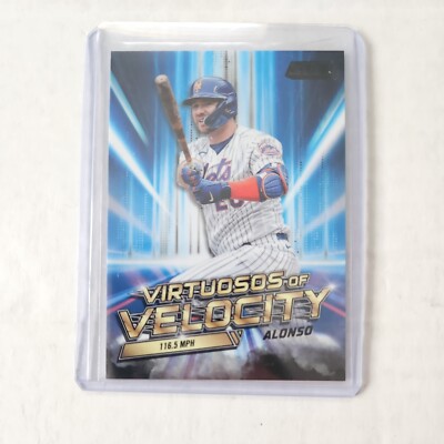 2023 Stadium Club Virtuosos of Velocity Black #VV14 Pete Alonso /99