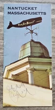 Vintage 1970s Nantucket Island Cape Cod Pamphlet Historical Society Ephemera 