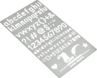 4 Pcs Irregular Elements Metal Journal Stencil Metal Painting Template Stainless Steel Multifunctional Planner Metal Stencils Templates - View #7