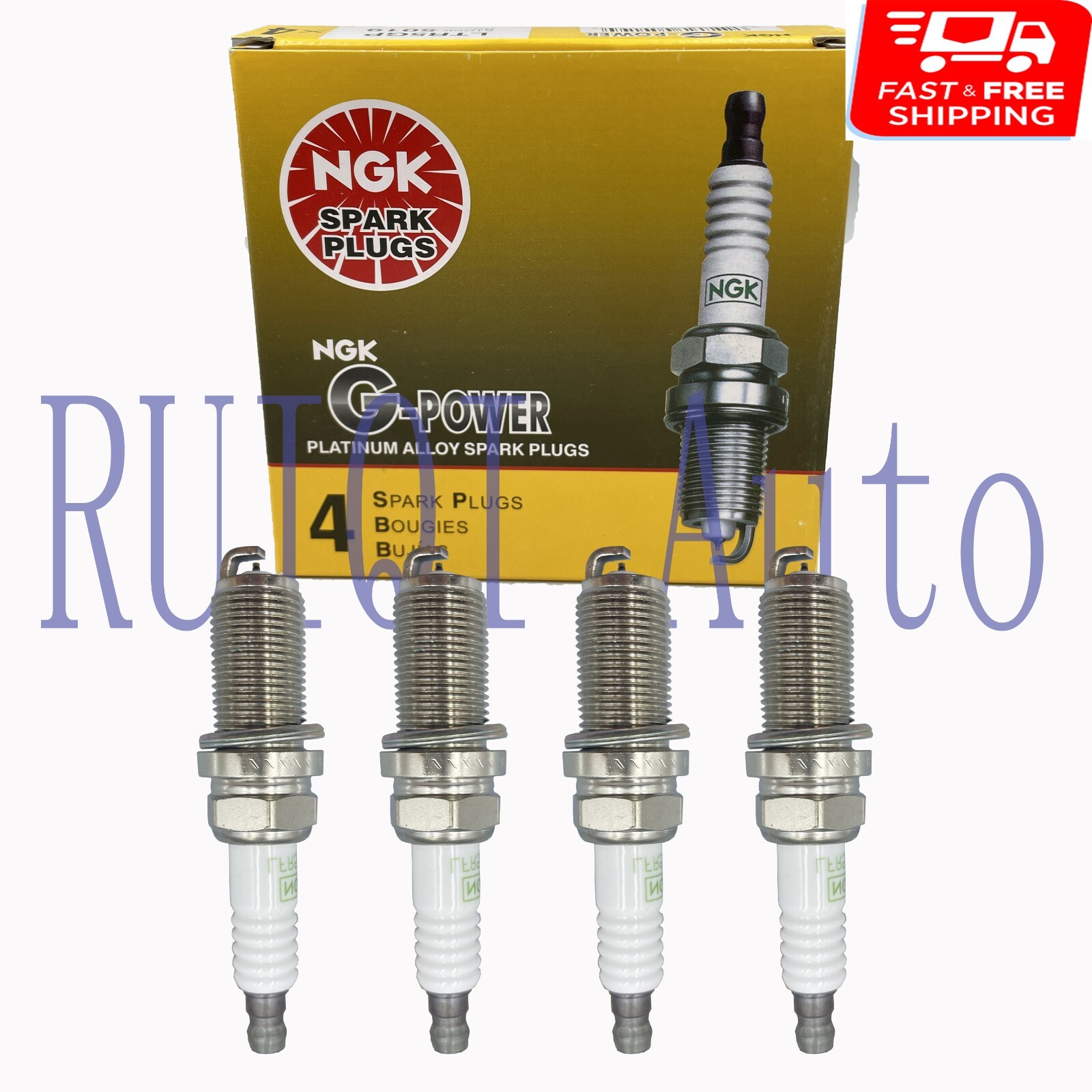 NGK G-Power Platinum Spark Plugs Set of 4 NEW For Altima 2.5L L4 2002-2006