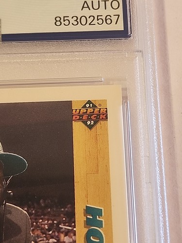 Larry Johnson Autographed Hand Signed on Card 1991-92 Upper Deck #2 Rookie - PSA - Picture 6 of 15