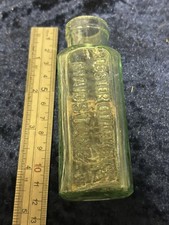 Antique Vintage Eiffel Tower Lemonade Bottle Foster Clark Maidstone Curios 61