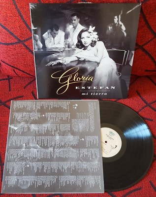 Cuban Son GLORIA ESTEFAN *** Mi Tierra *** ORIGINAL 1993 Spain  LP w/ INSERT