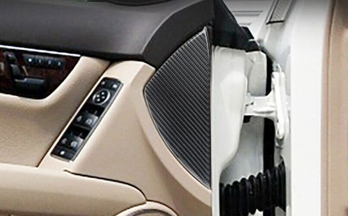 For Benz W204 2007-2014 C-Class Real Carbon Fiber Door Sides Panel Cover Decor - Picture 4 of 5