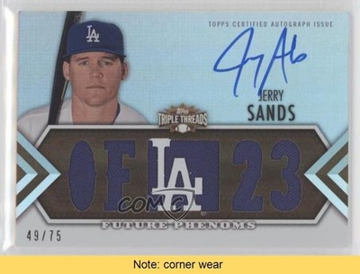 2012 Triple Threads Future Phenoms Auto Relics Sepia 49/75 Jerry Sands READ s7f