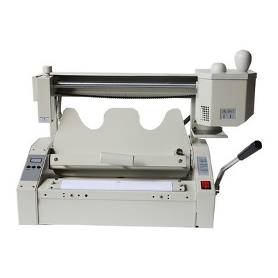 110V Hot Glue Book Binder, A4 Manual Binding Machine,Binding Capacity2-400 Sheet
