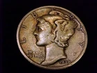 1938-S Mercury Dime, Very Good to nearly Fine Grade