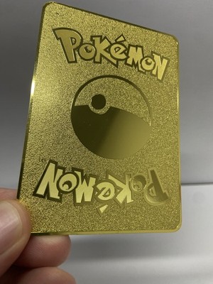 golden dragon pokemon card The Winged Dragon Gold Metal Pokémon Card-Collectible Gift Display！COOL12