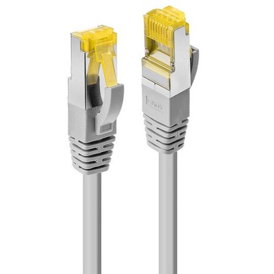 Lindy 47260 Patchkabel 0.30m RJ45 S/FTP LSOH, mit Cat7 Rohkabel, grau