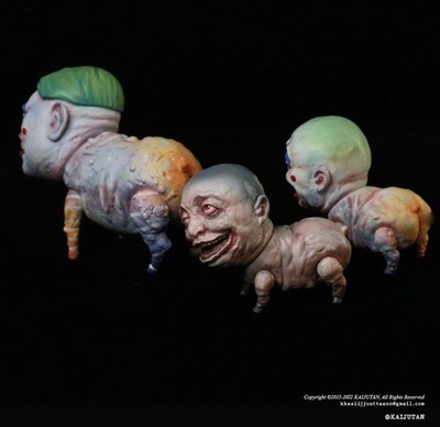 truthhandインディーズソフビ　kaijutan izumonster Kaijutan Izumonster ManPigMan Vinyl Sofubi Kaiju Figure [NagNagNag