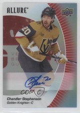 2023-24 Upper Deck Allure Red Rainbow Auto Chandler Stephenson #73 Auto 0o5t