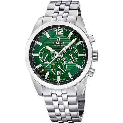 FESTINA TIMELESS CHRONO HERREN REFERENZ F20742/5 GARANTIE ITALIEN