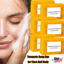 2-10x Kojic Acid Turmeric Glow Soap bar, Dark Spots , Skin Glow, Brighter Skin
