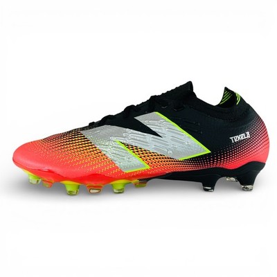 New Balance Tekela Pro Low Laced FG v4+ Black Orange Men Soccer Cleats ST1FLI45