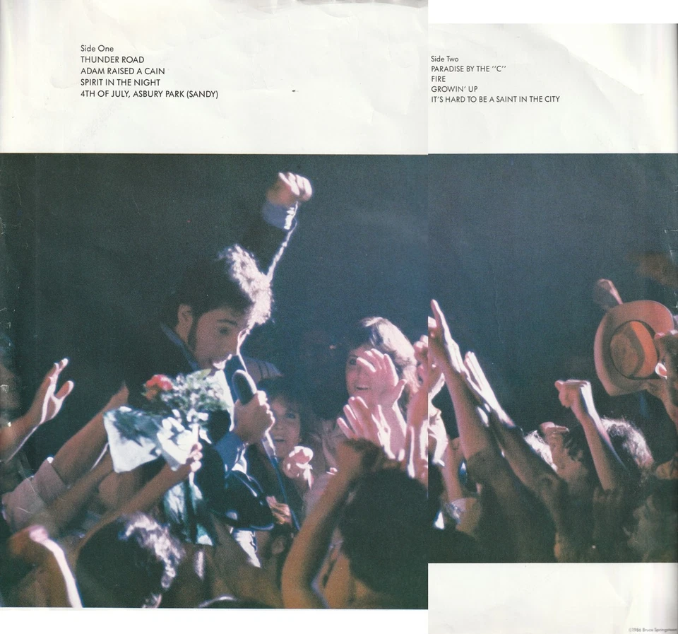 Live/1975-85 Bruce Springsteen & The E Street Band 1986 – Europe 5 x Vinyl - Bild 4 von 4