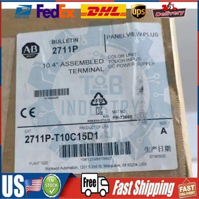 NEW AB 2711P-T10C15D1 REV. E PanelView Plus 1000 Touch Terminal Spot Goods