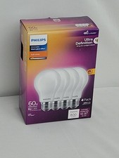 PHILIPS LED 60W A19 4Pack Ultra Definition So...