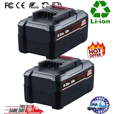 18V 8Ah 2X 18V Ersatzakku Für Einhell  POWER X-CHANGE Lithium PXC Akku Ladegerät