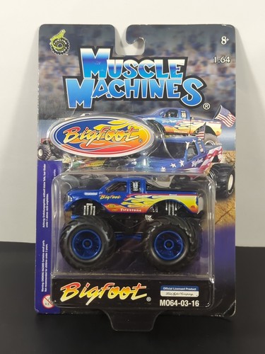 Muscle Machine Ford Bigfoot Monster Truck M064-03-16 1:64 Scale Rare Collectible - Imagen 4 de 11