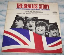 THE BEATLES  1964 MONO The Beatles' Story ORIGINAL Vinyl Record 2 LP gatefold