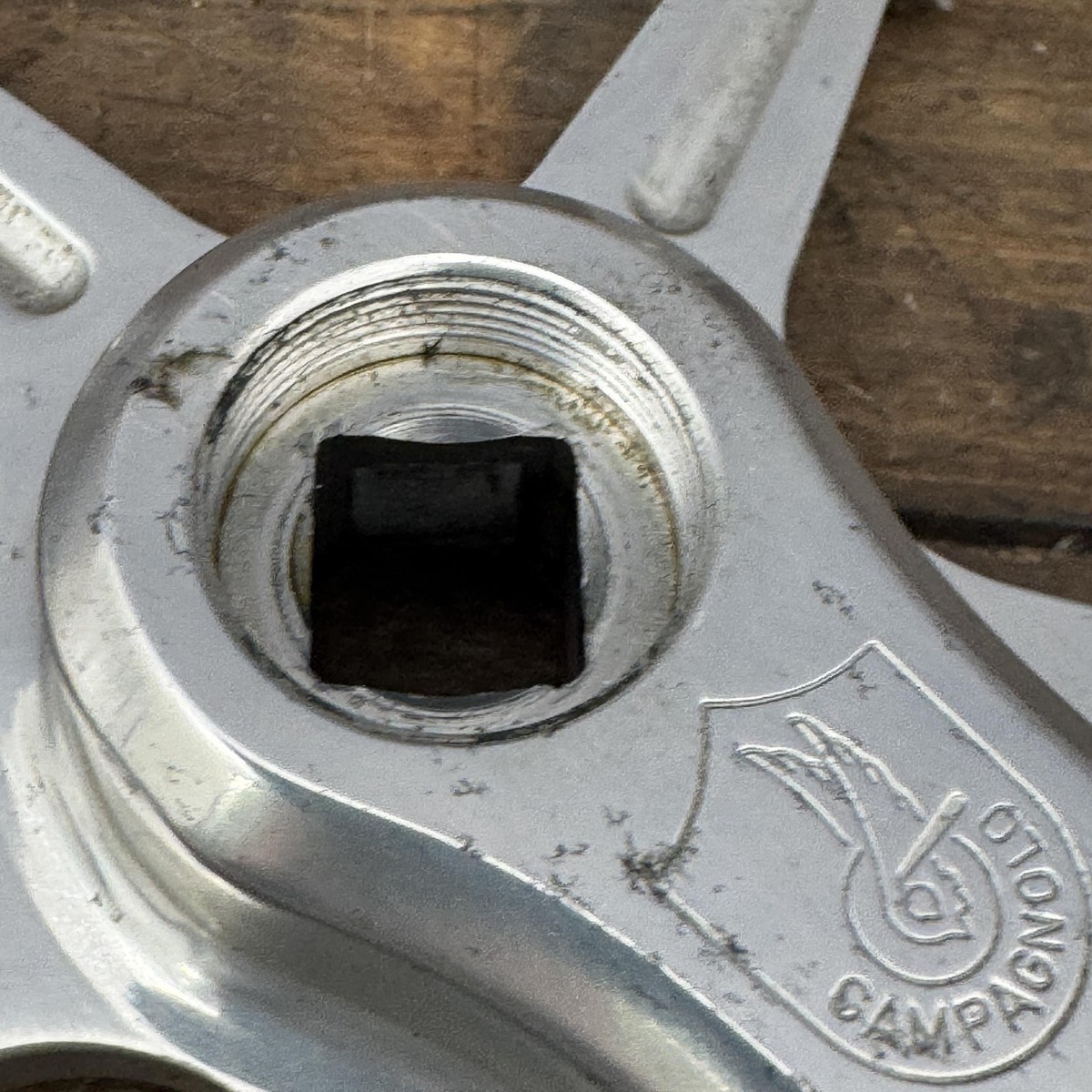 Vintage Campagnolo Record Crankset 144 BCD 170 mm 1984 (4) Strada