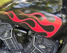 Calcomanías llama Hot Rod motocicleta Cherry Bomb rojo - PARA: Indian Scout Bobber 60 20