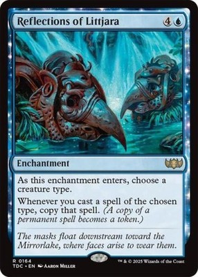 Reflections of Littjara - NM R : Commander: Tarkir: Dragonstorm