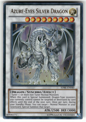 Yu-Gi-Oh! #SDBE-EN040 Azure-Eyes Silver Dragon (Silver Dragon) | eBay