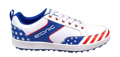 New Etonic Golf G-SOK 3.0 Shoes Limited Edition USA Red/White/Blue 11 Medium