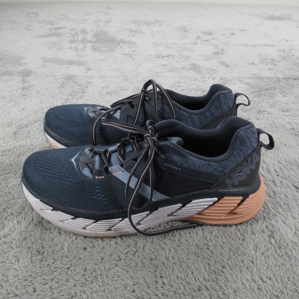 Hoka One One Gaviota 2 Shoes Womens Size 10.5 Blue Running Stability Sneakers - Image 2 of 4