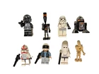 Mixed 8 pc lego Star Wars minifigures lot