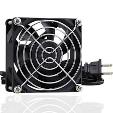 80mm AC Electronic Component Fan 110V to 240V 2800RPM Sleeve Bearing 1pc
