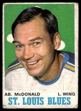 1970-71 O-Pee-Chee VTG OPC Hockey Ab McDonald St. Louis Blues #215