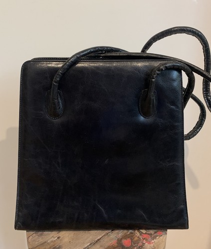 JOOP! Vintage Black Leather Women's Shoulder Bag - Picture 2 of 12