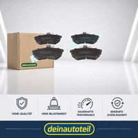 Bremsbelagsatz Scheibenbremse Vorne RAP Brakes R P0035 FÜR Audi Seat VW