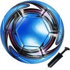 Soccer Ball Size 3 & 5 PU Vivid Color with Pump & Needle for Training