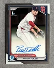 2024 Bowman Draft Payton Tolle Chrome Auto 1st Prospect #CPA-PT Red Sox