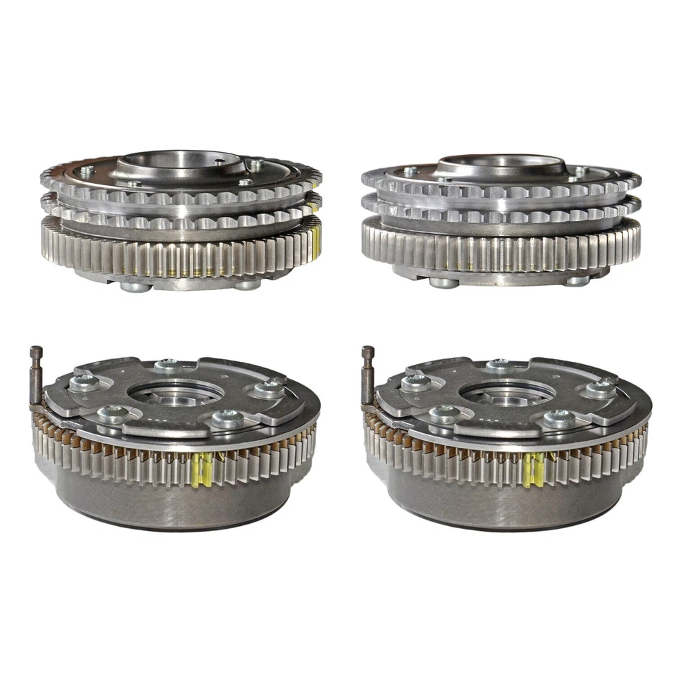 Ajustadores de árbol de levas 4 piezas admisión y escape L+R para Mercedes-Benz W203 W164 W221 Foto 4 de 4