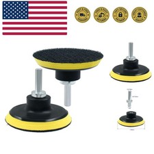 3 Inch Hook  Loop Backing Pad Orbital Sander Polisher Sanding Pad with M10 D...
