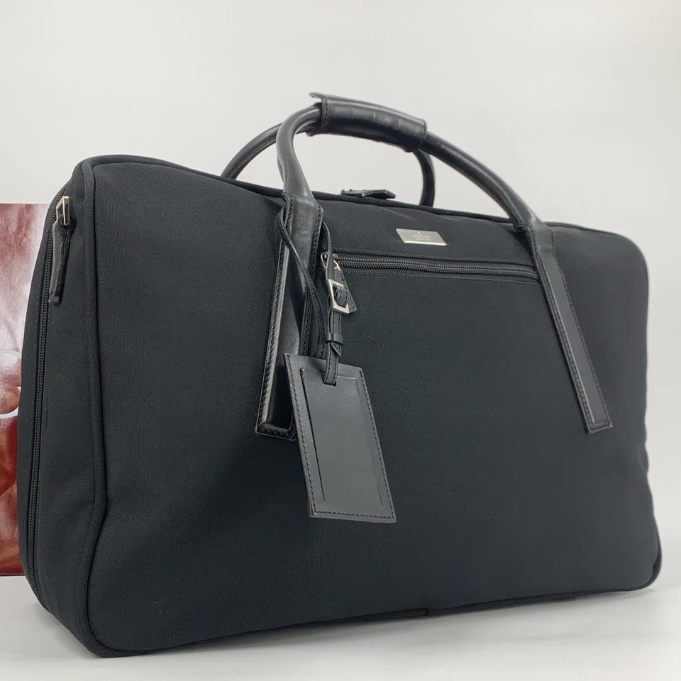 Bolsa de ombro GUCCI 2 vias Boston, couro, preta, tamanho A4, masculina - Imagem 2 de 4