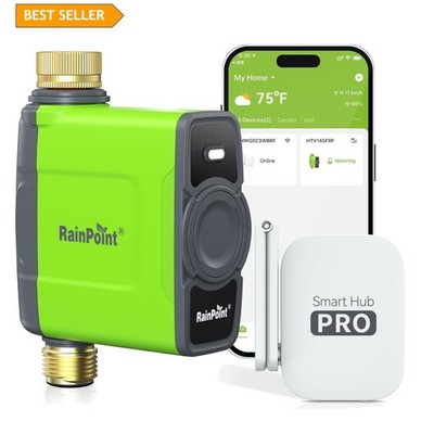 Multi-Functional WiFi Water Timer - Efficient Garden & Lawn Irrigation System