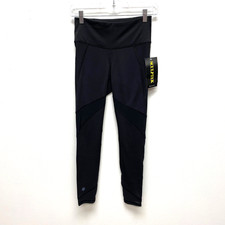 Athleta Womens Black High Waisted Workout Sculptek Skinny Cropped Leggings XS